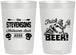 Personalized Halloween 22 oz Frosted Cups - Trick Or Beer | 250021