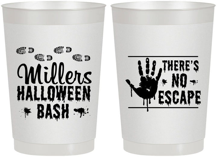 Personalized Halloween 22 oz Frosted Cups - Zombie | 250025