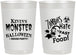 Personalized Halloween 22 oz Frosted Cups - Monster Zombie | 250027