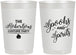 Personalized Halloween 22 oz Frosted Cups - Spooks Spirits | 250037