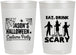 Personalized Halloween 22 oz Frosted Cups - Eat Drink Be Scary | 250038