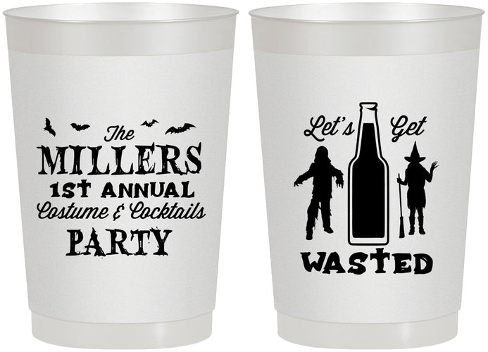 Personalized Halloween 22 oz Frosted Cups - Werewolf Witch | 250039