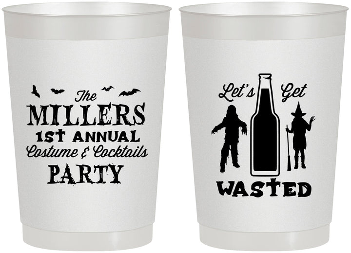 Personalized Halloween 22 oz Frosted Cups - Werewolf Witch | 250039