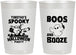Personalized Halloween 22 oz Frosted Cups - Boos And Booze | 250041