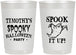 Personalized Halloween 22 oz Frosted Cups - Ghost | 250045