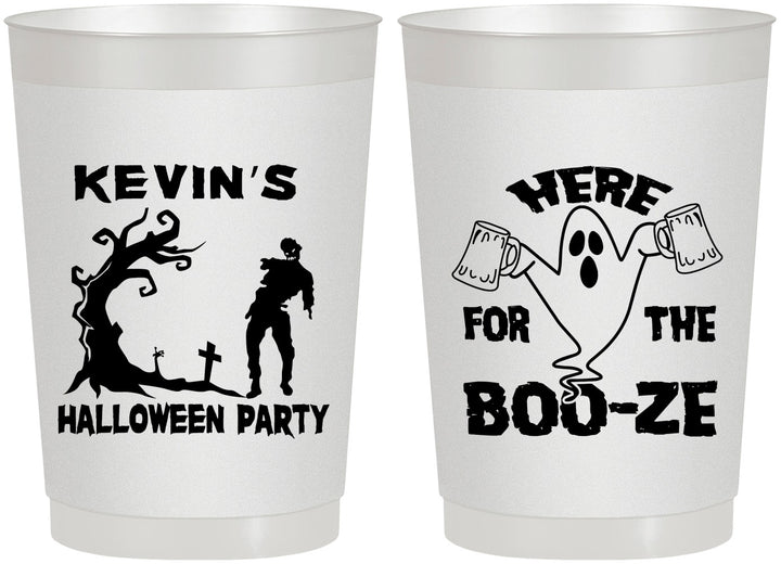 Personalized Halloween 22 oz Frosted Cups - Ghost | 250046