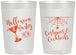 Personalized Halloween 22 oz Frosted Cups - Costumes Cocktails | 250048