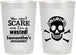 Personalized Halloween 22 oz Frosted Cups - Sugar Skull | 250050