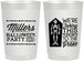 Personalized Halloween 22 oz Frosted Cups - Skeleton | 250051