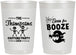 Personalized Halloween 22 oz Frosted Cups - Boos And Booze | 250058