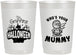 Personalized Halloween 22 oz Frosted Cups - Whos Your Mummy | 250067