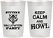 Personalized Halloween 22 oz Frosted Cups - Howl | 250069