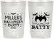 Personalized Halloween 22 oz Frosted Cups - Bat | 250081