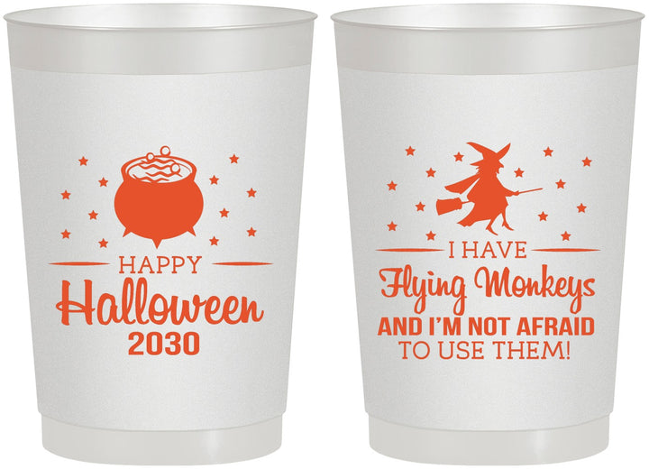 Personalized Halloween 22 oz Frosted Cups - Witch | 250084