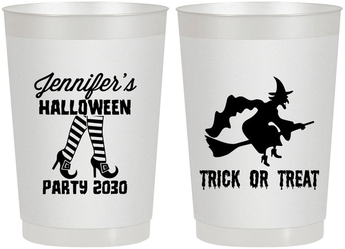 Personalized Halloween 22 oz Frosted Cups - Trick Or Treat | 250089