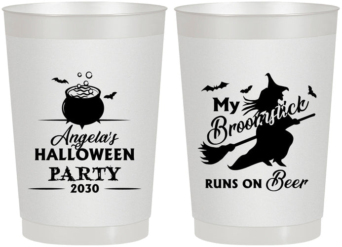 Personalized Halloween 22 oz Frosted Cups - Witch | 250090