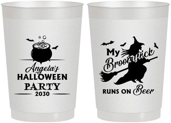 Personalized Halloween 22 oz Frosted Cups - Witch | 250090
