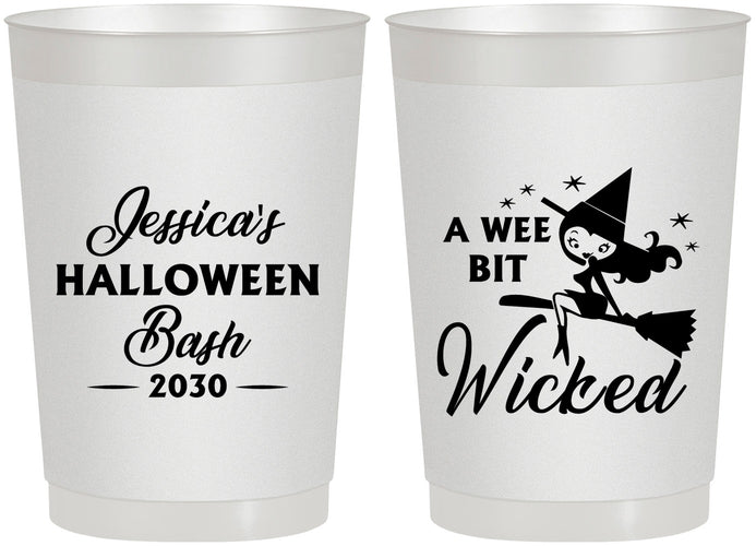 Personalized Halloween 22 oz Frosted Cups - Witch | 250091