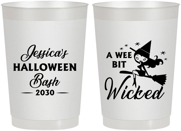 Personalized Halloween 22 oz Frosted Cups - Witch | 250091