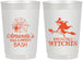 Personalized Halloween 22 oz Frosted Cups - Witches | 250092