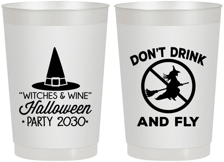 Personalized Halloween 22 oz Frosted Cups - Witch | 250093