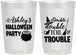Personalized Halloween 22 oz Frosted Cups - Witch | 250095