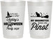 Personalized Halloween 22 oz Frosted Cups - Witch Broomstick | 250098