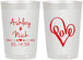 Personalized Wedding 22 oz Frosted Cups - Love | 252