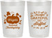 Personalized Thanksgiving 22 oz Frosted Cups - Grateful And Stuffed | 260000