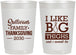 Personalized Thanksgiving 22 oz Frosted Cups - Big Thighs | 260011