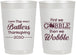 Personalized Thanksgiving 22 oz Frosted Cups - Gobble Til You Wobble | 260013