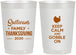 Personalized Thanksgiving 22 oz Frosted Cups - Gobble Turkey | 260024