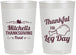 Personalized Thanksgiving 22 oz Frosted Cups - Leg Day | 260033