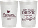 Personalized Thanksgiving 22 oz Frosted Cups - Turkey Stuffed | 260037