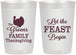 Personalized Thanksgiving 22 oz Frosted Cups - Let The Feast Begin | 260041