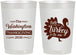 Personalized Thanksgiving 22 oz Frosted Cups - Talk Turkey To Me | 260046