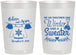 Personalized Wedding 22 oz Frosted Cups - Christmas Sweater | 265