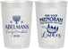 Personalized Hanukkah 22 oz Frosted Cups - Menorah Latkes | 270019