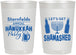 Personalized Hanukkah 22 oz Frosted Cups - Menorah | 270026
