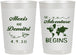 Personalized Wedding 22 oz Frosted Cups - The Adventure Begins | 276