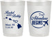 Personalized Wedding 22 oz Frosted Cups - The Adventure Begins | 278