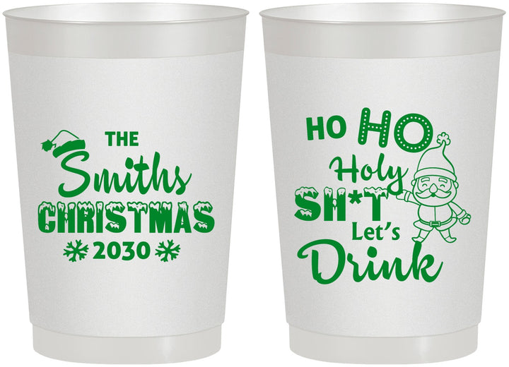 Personalized Christmas 22 oz Frosted Cups - Elf | 280009