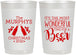 Personalized Christmas 22 oz Frosted Cups - Wonderful Time For A Beer | 280012
