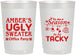 Personalized Christmas 22 oz Frosted Cups - Til The Season To Be Tacky | 280020