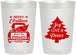 Personalized Christmas 22 oz Frosted Cups - Christmas Tree | 280026