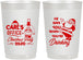 Personalized Christmas 22 oz Frosted Cups - Santa Claus | 280028