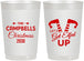 Personalized Christmas 22 oz Frosted Cups - Lets Get Elfed Up | 280036