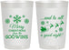 Personalized Christmas 22 oz Frosted Cups - To All A Good Night | 280041