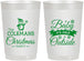 Personalized Christmas 22 oz Frosted Cups - Cold Outside | 280043