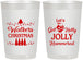 Personalized Christmas 22 oz Frosted Cups - Let Is Snow | 280050